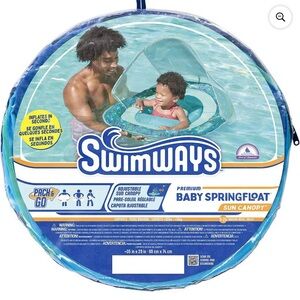 SwimWays Premium Baby Spring Float with Sun Canopy
